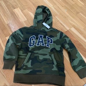 Gap camo hoodie hooded sweatshirt Small